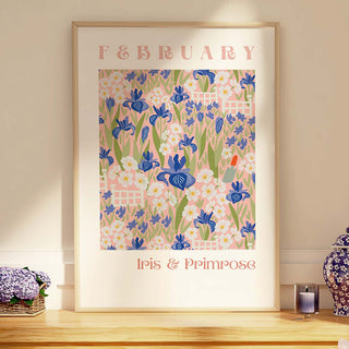 February Flower of the Month Digital Download Prints