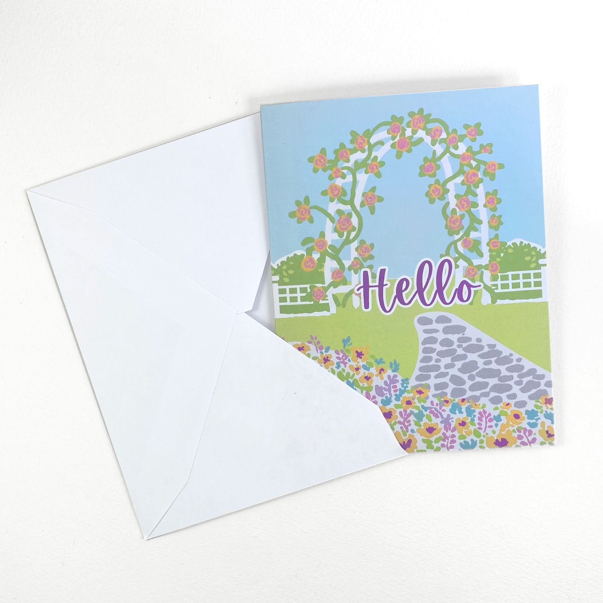 Mary's Garden Folded Note Cards 10 to a pack envelopes included