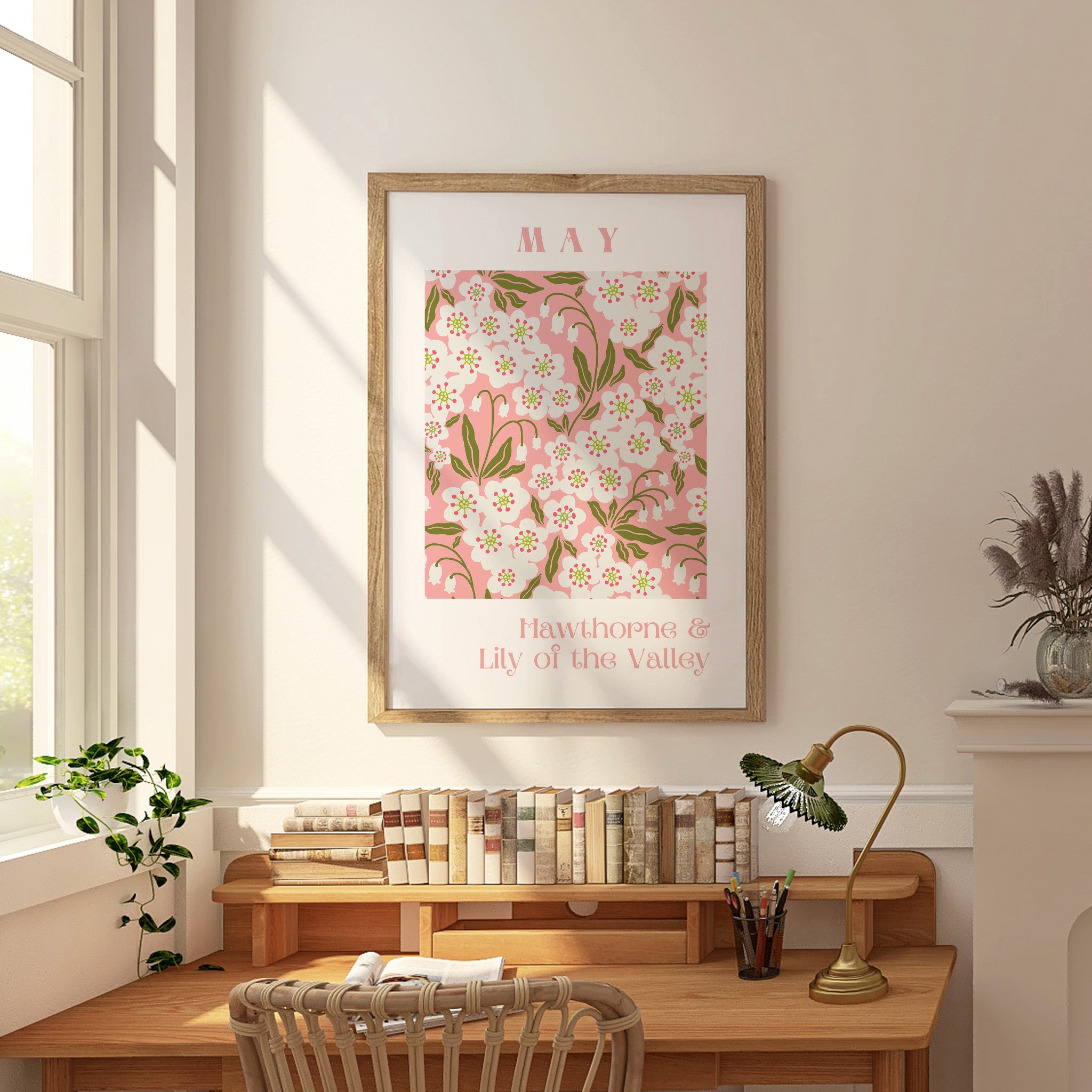 May Flowers of the Month Giclee Print - Frame not Included