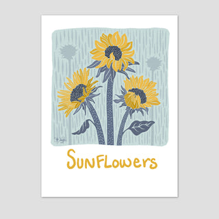 Sunny Sunflowers Print